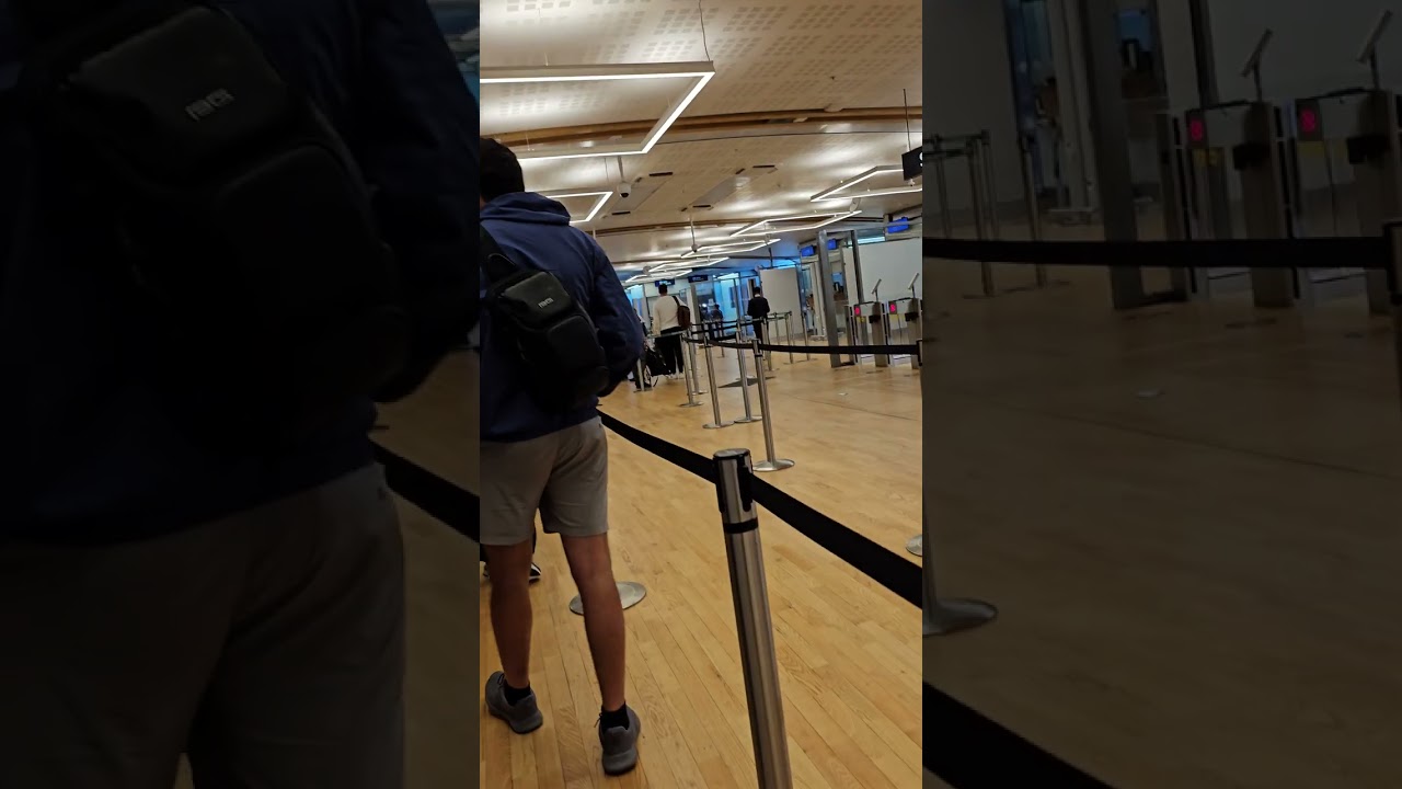 Oslo airport passport control