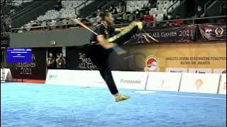 Wushu All Games 2021 || Athaya Radhitya Kurnia || Gun Shu Boys Group A Juara 2