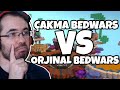 ÇAKMA BEDWARS vs ORJİNAL BEDWARS (hangisi en iyisi) | Minecraft Bed Wars