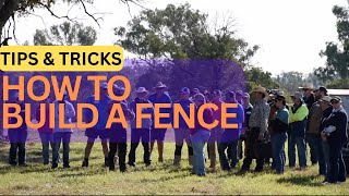 Tips & Tricks for Building a Fence!