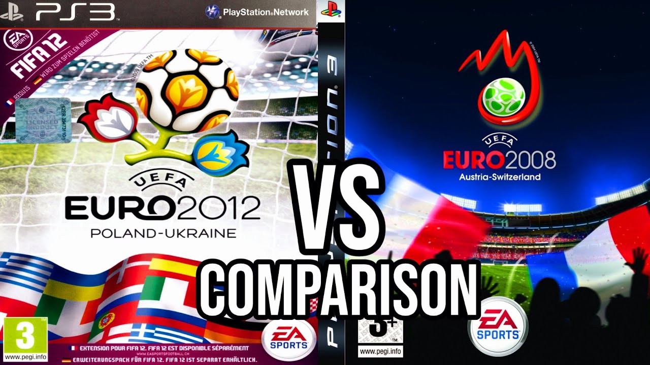 FIFA UEFA Euro 2012 Vs 2008 PS3 YouTube