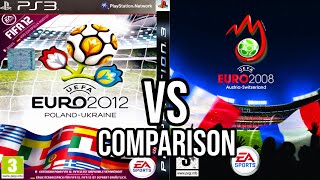 FIFA UEFA Euro 2012 Vs 2008 PS3