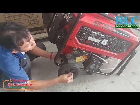Video giới thiệu máy phát điện chạy xăng Tomikama 6700s tại Hưng Yên