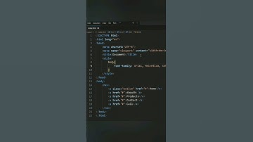 create a navbar using html and css ,navbar html css#shorts #css #html #code