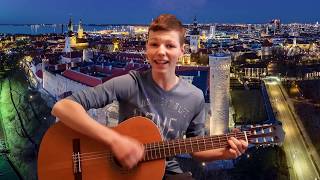 ТАЛЛИНН - Е. ОСИН НА ГИТАРЕ (Кавер под гитару от Эрика Трофимова) #Таллинн видео