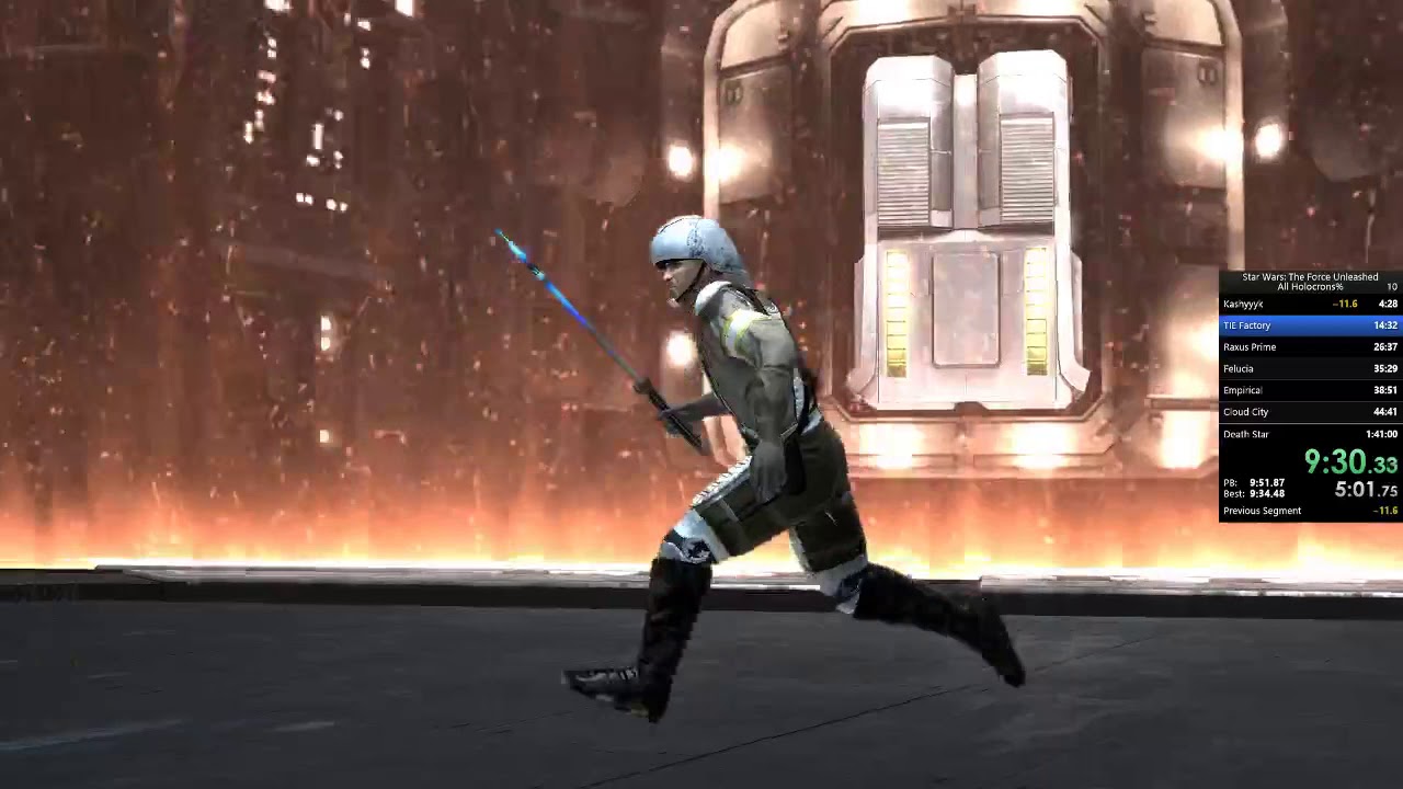 Star Wars: The Force Unleashed All Holocrons speedrun - YouTube