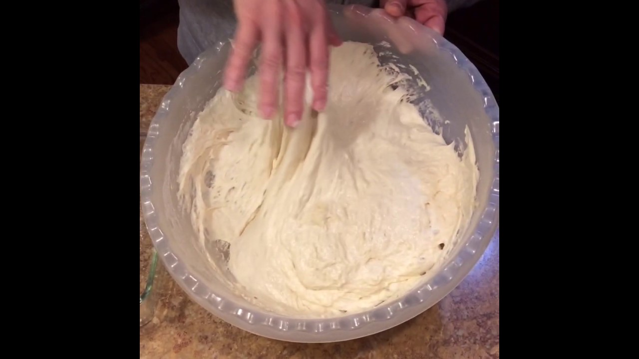 Risen bread dough YouTube