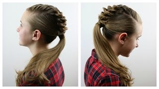 French Twists into Ponytail | BabesInHairland.com