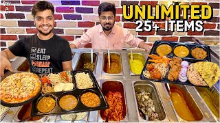 Unlimited Food Buffet in Rs 169/- | Street Food India | Best Veg Food