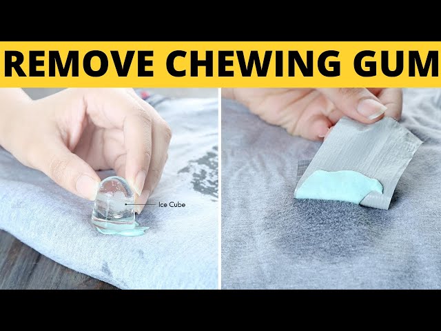 How To Take Gum Off Fabric How To Get Gum Off Your Clothes Laundry