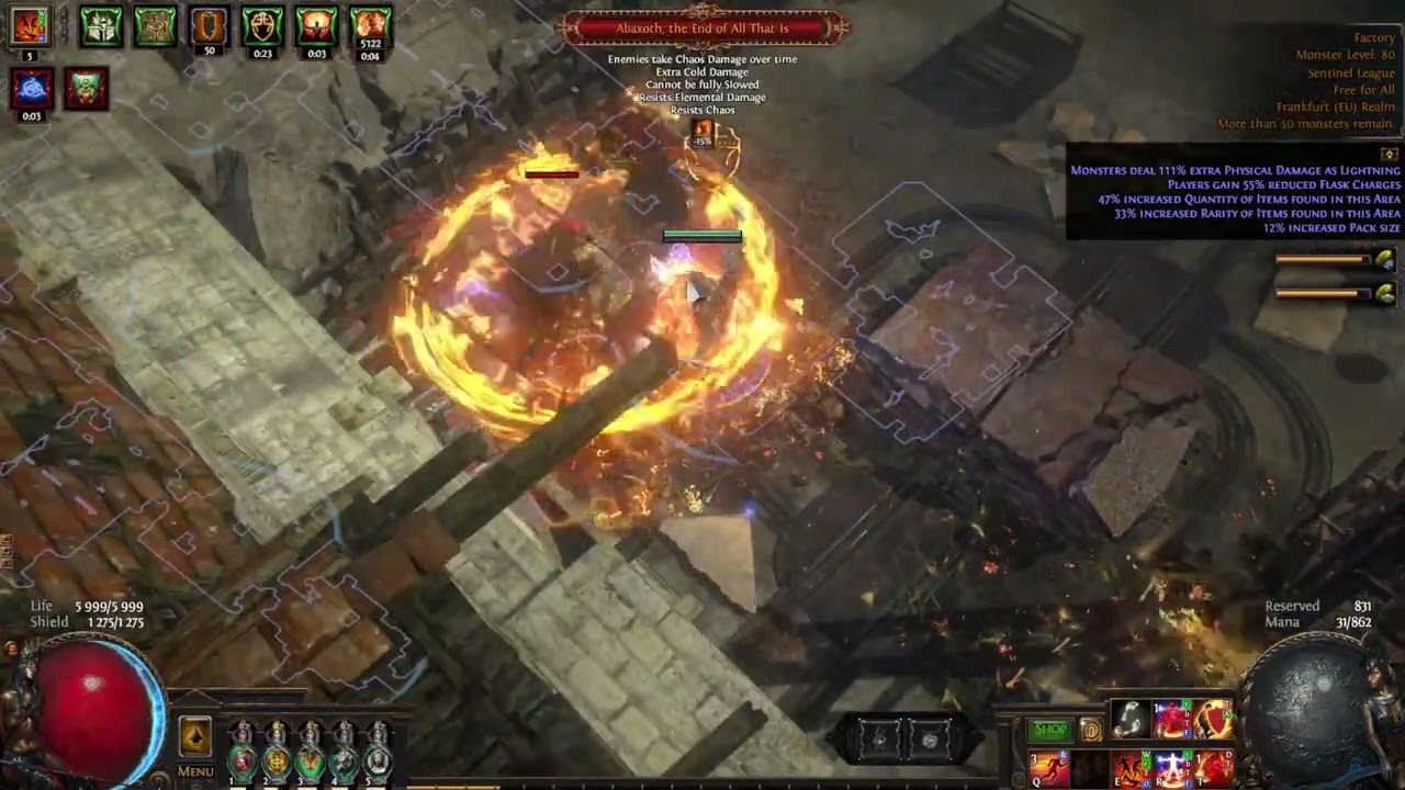 [HL #1] [SENTINEL] INQ RF Abaxoth 2022.05.23