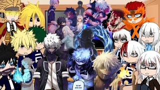 (s3)MHA react to Dabi/Touya Todoroki (2/3) | AU | Boku no hero academia | Gacha club | Gacha react |