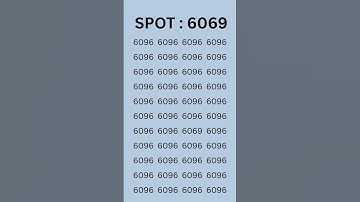 can you find 6069 in 5 seconds? #wordpuzzlegame #game #mathematics #mindbendingquiz #puzzle
