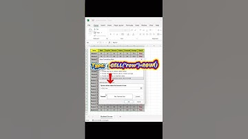 Auto Highlight Row In Microsoft Excel #excel