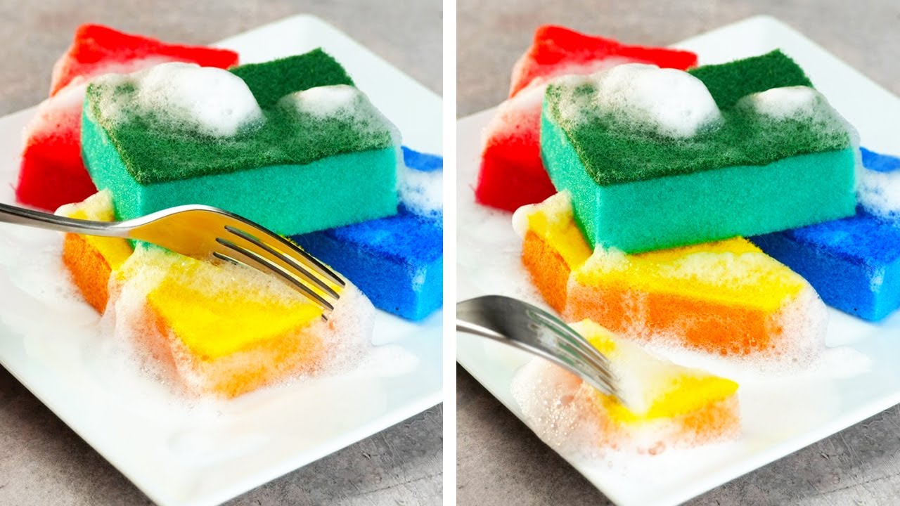 FAKE SPONGE CAKE || 25 Crazy And Quick DIY Hacks | Clean, Tidy Up And Organize Your House