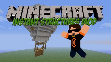 Instant Structures Mod - Minecraft Mod Spotlight #2 - 1.5.2