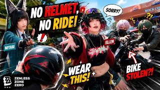Ellen Gets Stopped by Miyabi… Then Her Bike Gets Stolen?! | Zenless Zone Zero Cosplay