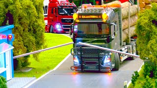 EXTRA LONG RC TRUCK VIDEO/ HANDMADE RC MACHINES IN MOTION/ VOLVO, HUINA, MERCEDES, MAN, SCANIA