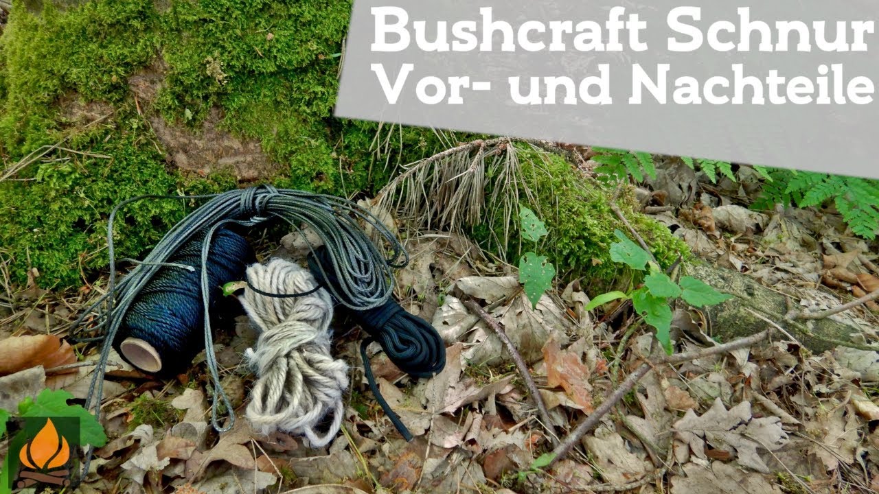 Paracord, Juteschnur, Bankline oder Dyneema? - Vor- und Nachteile