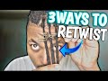 3 WAYS TO RETWIST DREADLOCKS | "How To Make It Last Longer..?"🤯