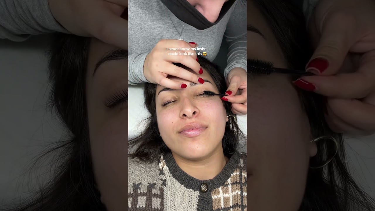 never knew my lashes could look like this 🥹 #lashlift