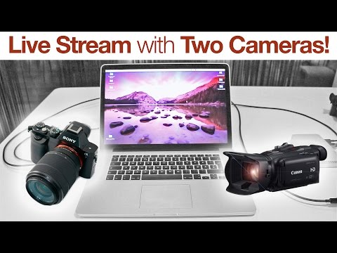 Live Stream with Two Cameras - (How to) [BlackMagic Ultrastudio Mini Recorder + YouTube]