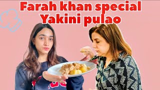 I tried “FARAH KHAN’S SPECIAL YAKHNI PULAO “ what’s in my kitchen Episode-02 #cooking