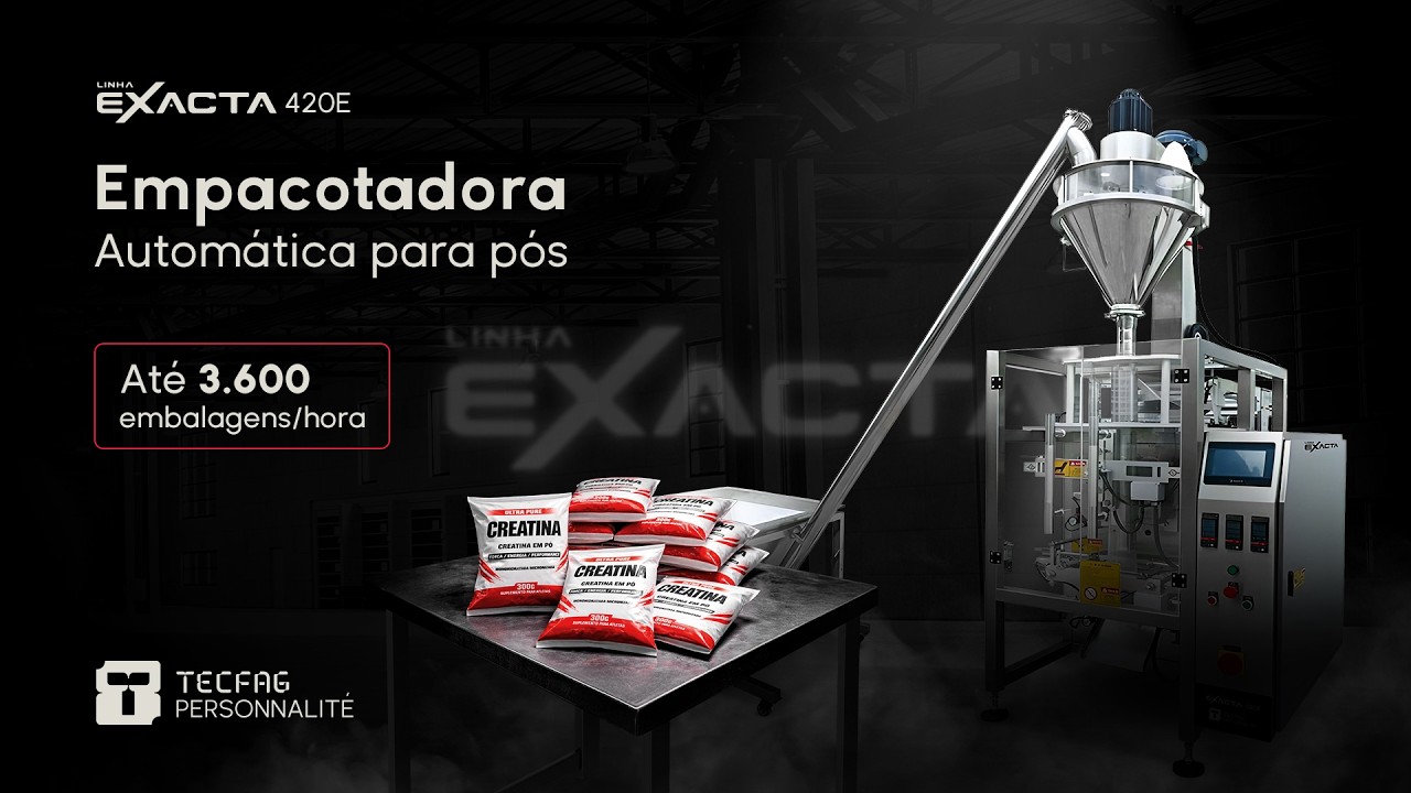 Conheça a Empacotadora automática para pós - Exacta 420E