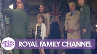 Will & Kate: Royal Children Delighted by Air Show