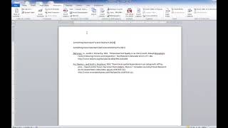 Editing Citations and Bibliographies in Word using Mendeley