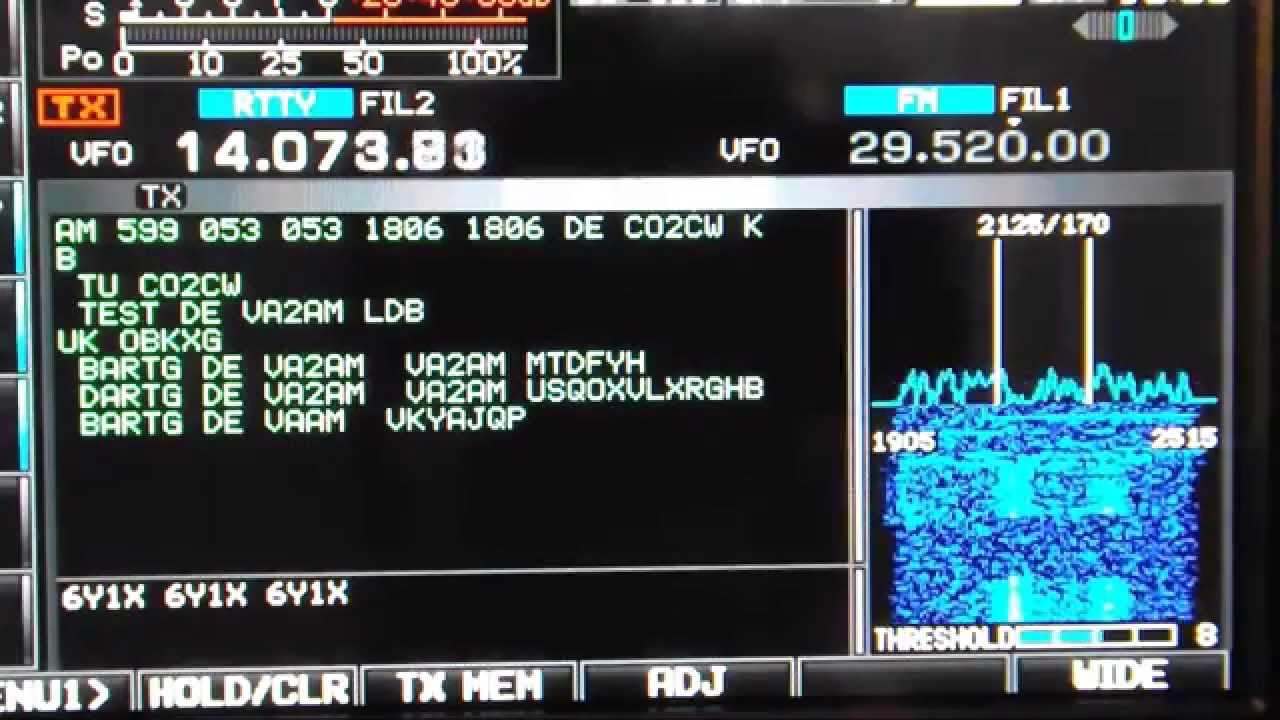 Icom 7600 vs IC-756 ProIII (Part 6: The 7600 in RTTY and PSK31 Mode ...