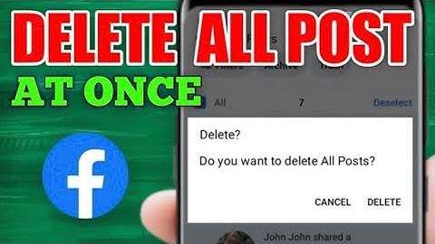How to Delete All Posts on Facebook | Delete Facebook Posts (2023 Update)