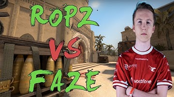 CSGO: POV mouz ropz vs FaZe (27/16) mirage @ ECS Season 3 EU