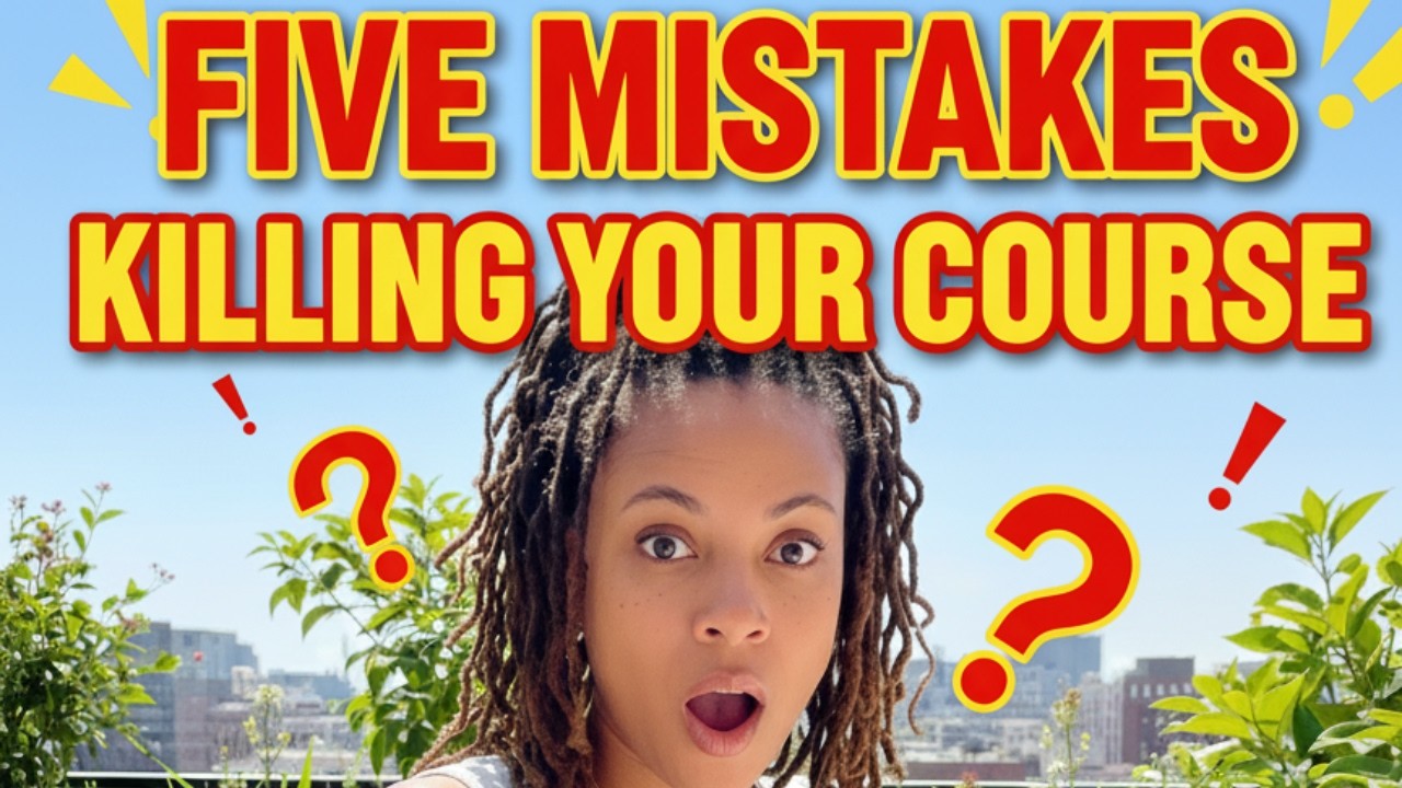 Don't Make These Mistakes With Your First Online Course! - YouTube