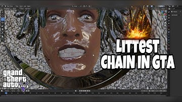 Making The Hottest Chain & Grill Set In GTA 5 RP (FiveM) | Blender 3D Modeling