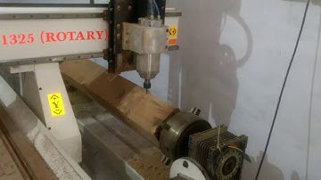 CNC Wood Carving Machine with Rotary Attachment l Yantra Design