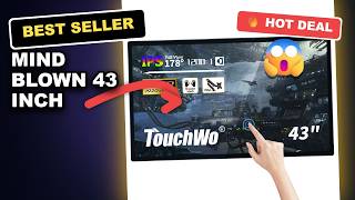 Mind Blown 43 Inch Interactive Touchscreen Monitor Review Android 12 Smart Board with HD 1080P Displ