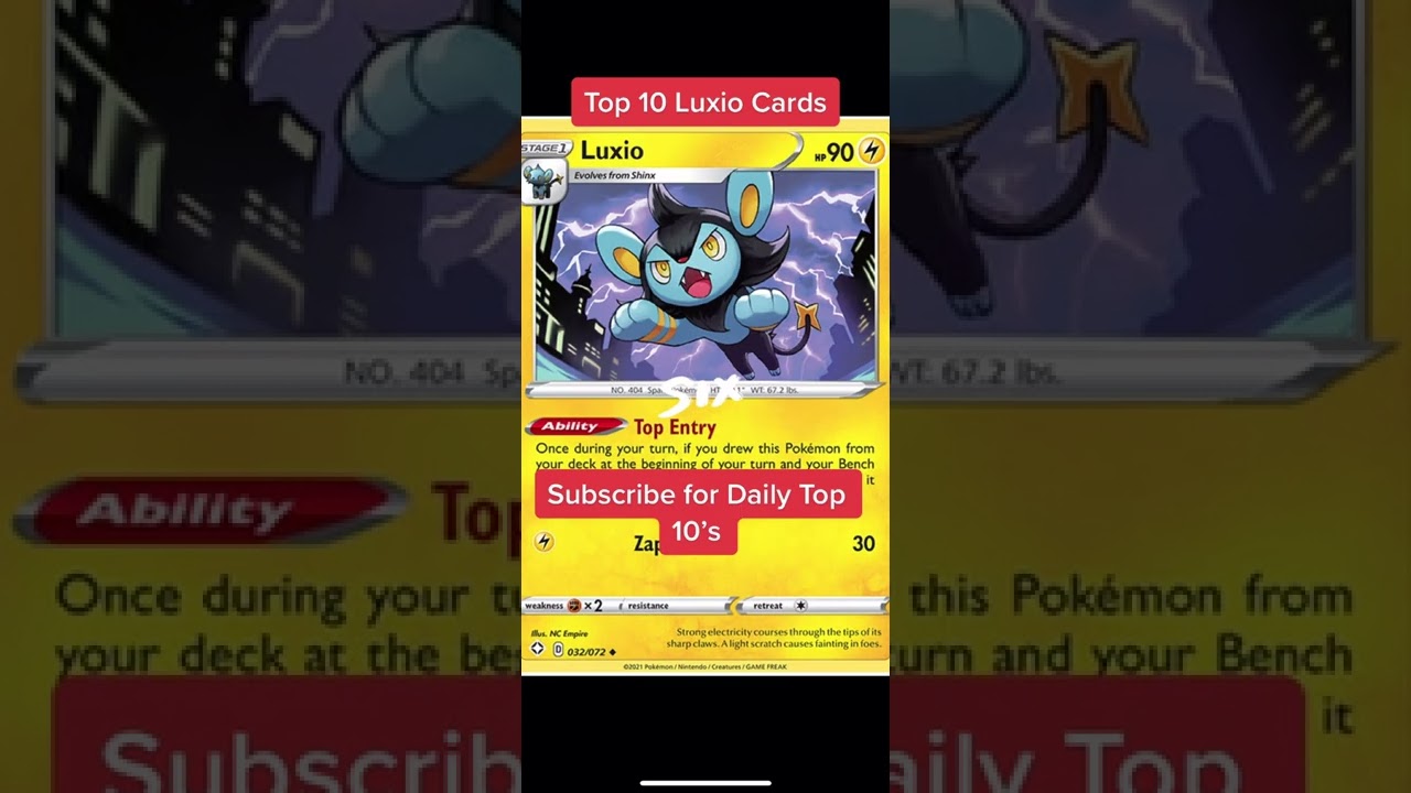 Top 10 Luxio 