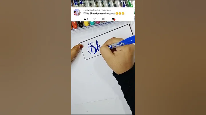 Sheavi 🥰 name calligraphy||doms brush pen calligraphy || calligraphy name writing/WhatsApp status💕