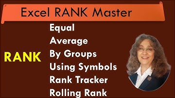 Excel RANK Functions Made Easy: RANK.EQ, RANK.AVG & Advanced Ranking Techniques (get files)