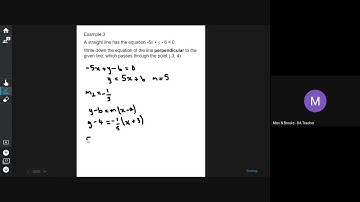 H Straight Line 5 Perpendicular Lines