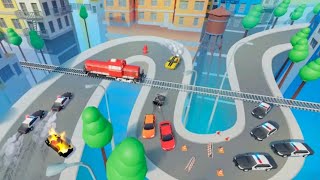 Line Race: 😱Police Pursuit Gameplay - APK MOD (iOS/Android) Funny video game /#gamearijitgamerbast screenshot 5