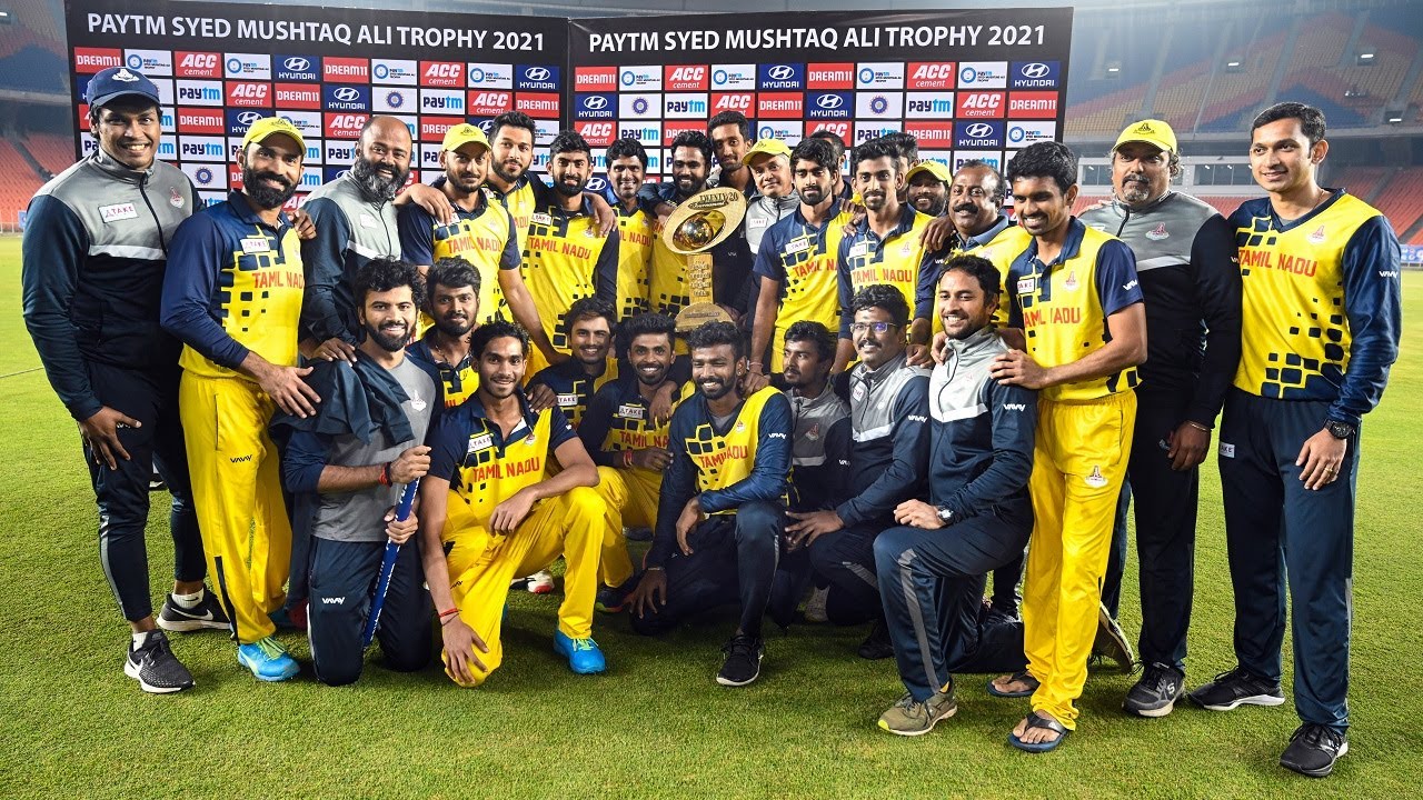 Download Syed Mushtaq Ali Trophy 2021 FINAL: Tamil Nadu vs Baroda, T20 Highlights | SMAT FINAL