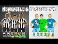 🤯6-1! NEWCASTLE vs SPURS🤯 (Goals Highlights Isak Murphy Joelinton Wilson)