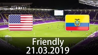 USA vs Ecuador - International Friendly - PES 2019