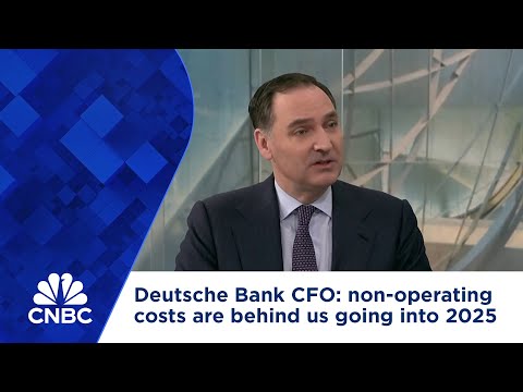 Non-operating costs are behind us going into 2025, says Deutsche Bank CFO Episode cover