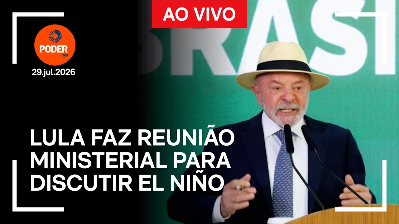 Ao vivo: Lula faz reunião ministerial para discutir Super El Niño