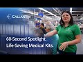 Callan JMB X VibrantWorks Builds Life-Saving Medical Kits: 60-Second Spotlight