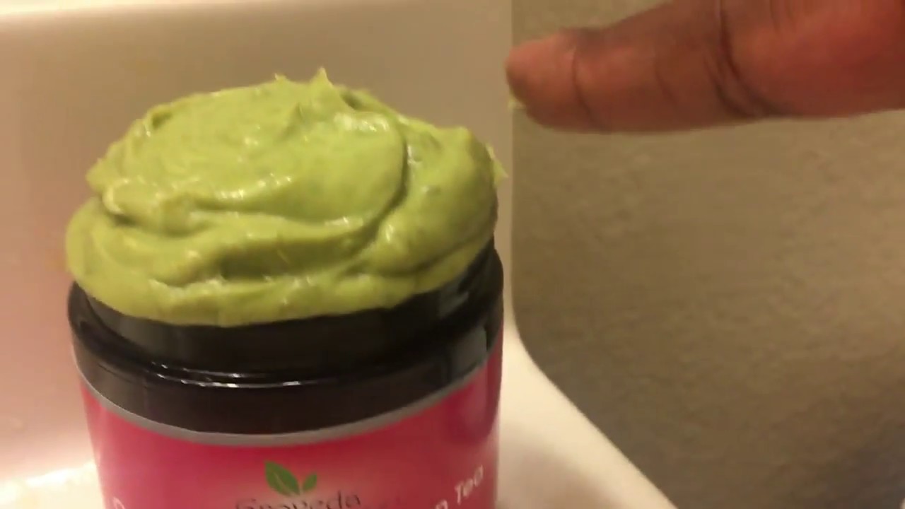 Groveda Matcha Green Tea Avocado Hair Mask POPS My Curls YouTube