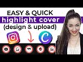 How to Make Instagram Highlight Covers in Canva from Your Phone: Quick & Easy! 🎨  [DEMO INCLUDED]